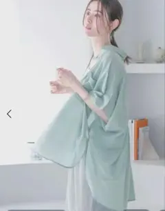 新品　LEPSIM ポンチョシャツ