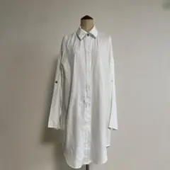 ホワイトオーバーサイズシャツ 長袖