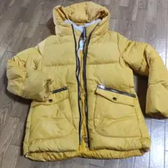 Zara Girls イエローダウンコート 11/12サイズ