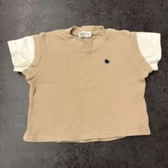 POLO babyベージュ 重ね着風 Tシャツ　90 ポロベビー