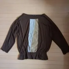 ☆ブラウン 長袖 トップス Mサイズ☆