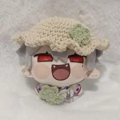 にじぱまるっと 編み物　洋服　着せ替え　帽子　ポシェット　花　緑 ポシェット