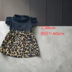 レオパード柄犬服丈38cm胸回り40cm