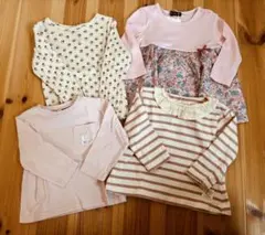 80cm長袖トップスまとめ売り（保育園着）