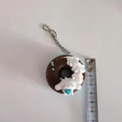 シナモロールドーナツ型ストラップ 水色