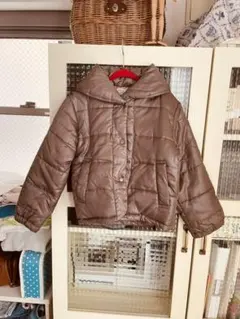 キッズグローバルワーク　110㎝　120㎝　中綿ダウンジャケット　カーキコート