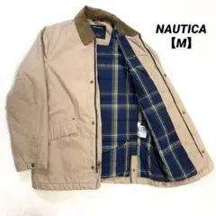 【大人気】NAUTICA アウター キルティングジャケット M ベージュ