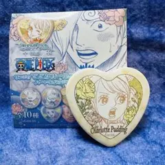 ワンピース ハート缶バッジ プリン 1点(缶バッジ) おまけ付き