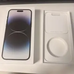 iPhone14promax ブラック 箱のみ