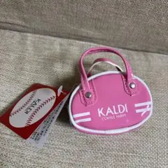 新品☆KALDI カルディ　レトロスポーツバッグのみ　ピンク