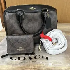 【新品・未使用品】COACH コーチ ミニボストンバッグ・財布