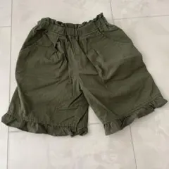 ラグマート　カーキ フリル ハーフパンツ　110