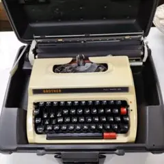 希少 完動品 取説付 ブラザー 電動タイプライタ porta8 JP12-113 タイプライター brotherのYahoo!オークション(旧ヤフオク!)の