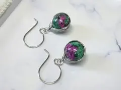 ルビインゾイサイトピアス316L