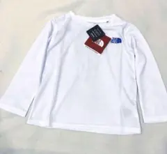 ★新品未使用★ノースフェイス 長袖Tシャツ 白 110 キッズ