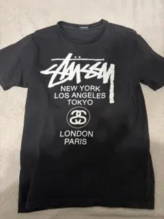 ❗️期間限定SALE❗️ステューシー ワールド ツアー ロングTシャツ ブラックM ☆STUSSY☆WORLD TOUR ロンT 2024☆追跡可 (STUSSY/Tシャツ