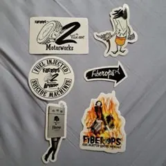 超激レア 入手困難 FIBEROPS ステッカー6枚セット 新品