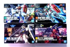 新品・4点） HG ジム改 ／ ジムⅡ ／ ジムⅢ ／ ガンキャノン　ガンプラ