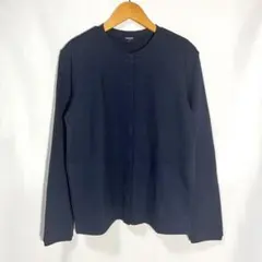 UNIQLO オールドユニクロ カーディガン ネイビー 90s 無地 L
