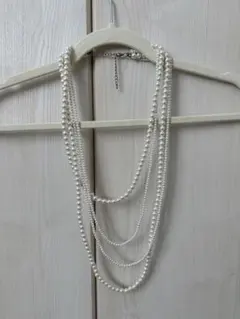 ホワイトパールネックレス