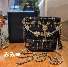 ゆ*須様 希少　レア　非売品 CHANEL ノベルティ ブラック　ツイード バケ