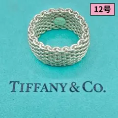 TIFFANY ティファニー サマセット メッシュ ナローリング 925 14号