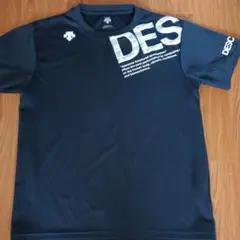 DESCENTE デサント Lサイズ半袖Tシャツ ネイビー