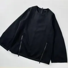 UNIQLO/+J/ジルサンダー/ドライスウェットクルーネックシャツ/ブラックS