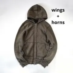 wings + horns フルジップパーカー CANADA製 ヴィンテージ