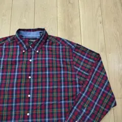 J*N様 US古着 CHAPS チャップス チェック柄長袖シャツ 2XL