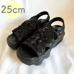 NIKE ナイキ エアマックス ココサンダル レース 25cm ブラック