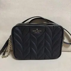 kate spade ブラック ショルダーバッグ