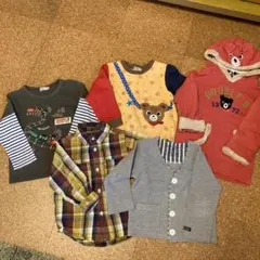 ミキハウス　baby Gap他　5枚セット　長袖トレーナーシャツ上着
