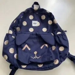 GAP ネイビードット　耳付きリュック　ポケット収納のサムネイル