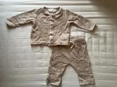 H&M ベロアベビー服 セットアップ