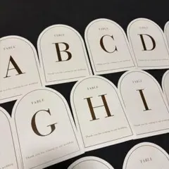 テーブルナンバー　アーチ　ウエディング　結婚式　オーダー