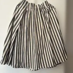 アダムエロペ　ストライプ フレアスカート 38