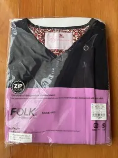 新品✨FOLK （ワコール）ジップスクラブ 医療用ユニフォーム半袖 L⭕️値下げ‼️のサムネイル