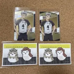 ハイキュー　ウエハース　シール　木兎光太郎　赤葦京治