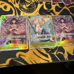 ワンピース カード　ロビン、ナミsrセット