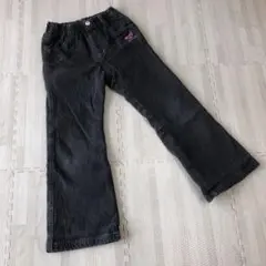 120㎝　裏起毛　フリース　デニムパンツ ジーンズ