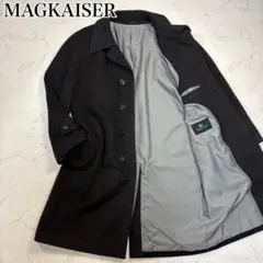 【美品】MAGKAISER マグカイザー　ステンカラーコート　カシミヤ100%