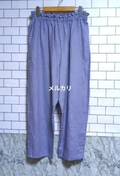 中古【フリーサイズ】chambre de charme　14リネン ボタンパンツのサムネイル