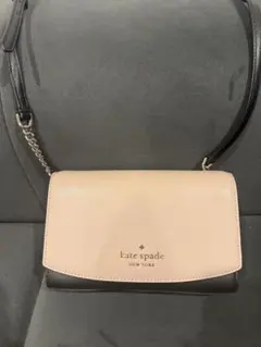 美品！kate spade ケイトスペードショルダーバッグ ベージュと黒