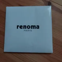 新品未使用renoma チェック柄 ハンカチ 専用ケース付き