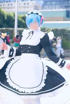Re:ゼロから始める異世界生活 レム 冬服メイド服　コスプレ衣装ウィッグ付
