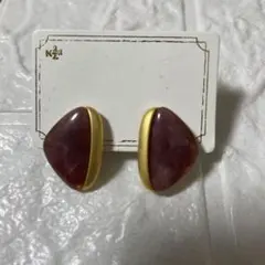 KAZA　イヤリング　ノンホールピアス　ゴールド