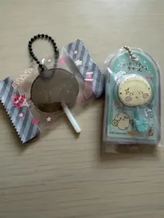 ちいかわラッコ　2個セット　パペットチャーム　キャンディキーホルダー