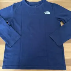 ノースフェイス　ネイビー長袖Tシャツ　140