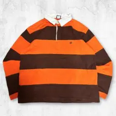 HANG TEN ラガーシャツ ボーダー アメカジ vintage